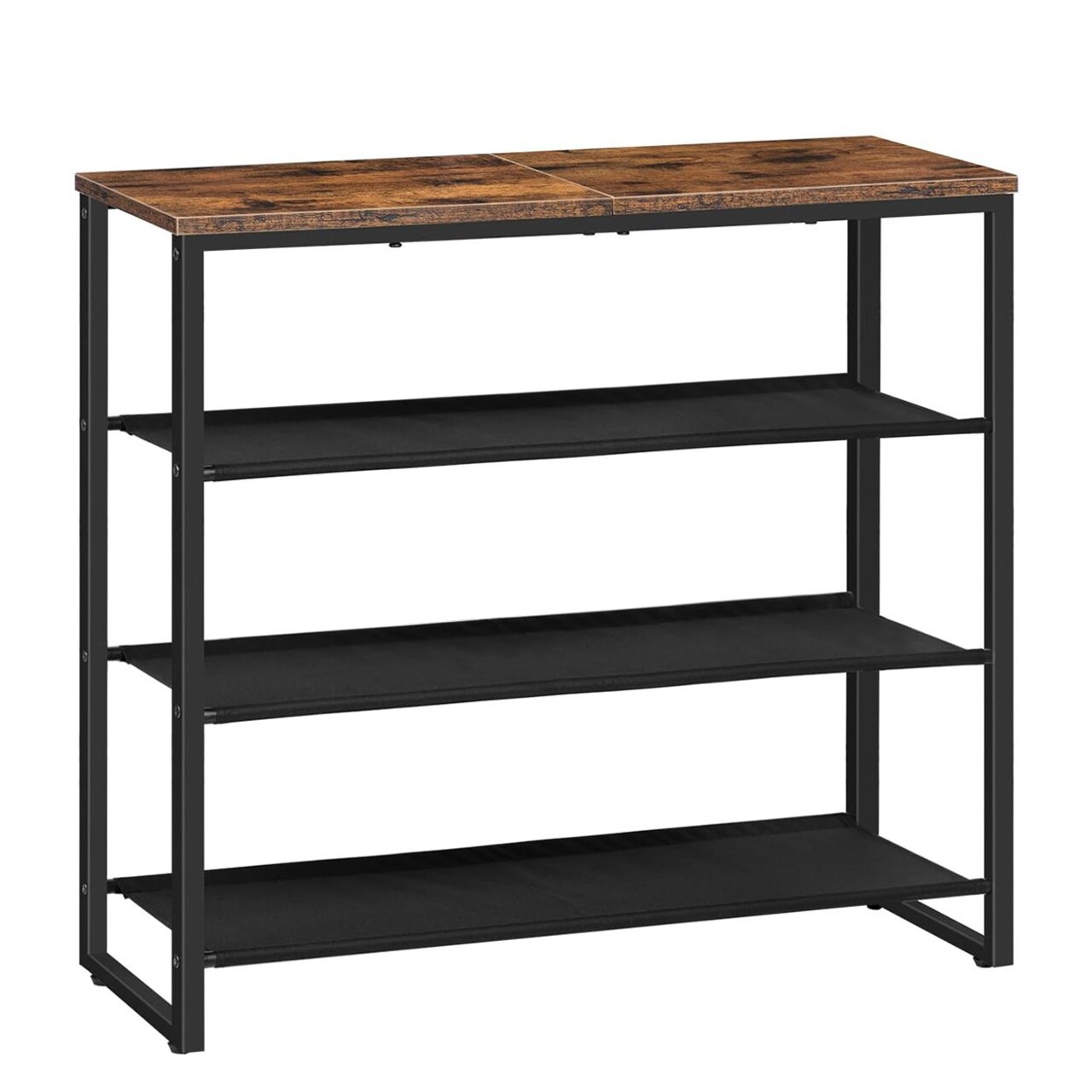 Entryway Shoe Organizer with Adjustable Shelves, 4-Tier Storage
